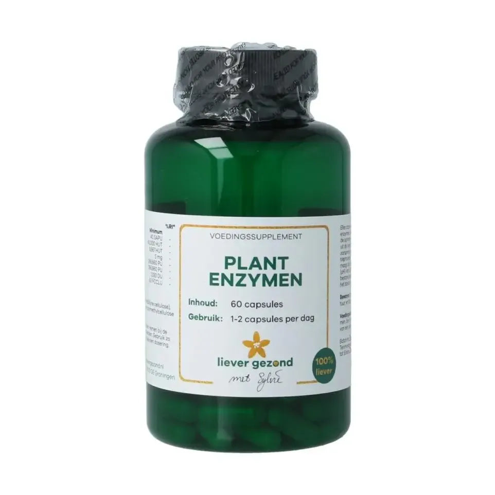 Liever Gezond Plant enzymen 60 vcaps
