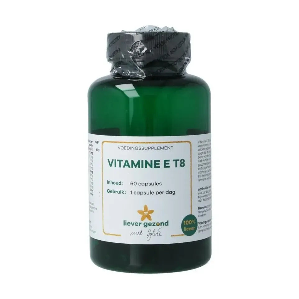Liever Gezond Vitamine e t8 60 vcaps