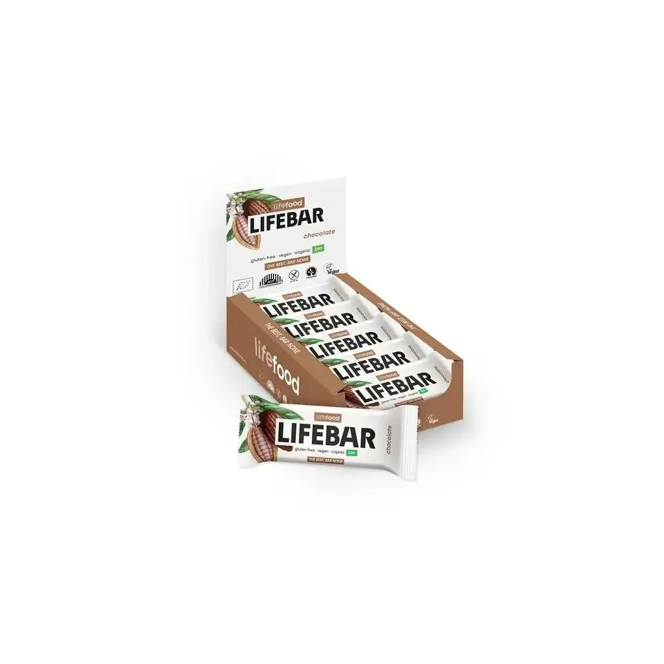 Lifefood lifebar chocolade biologisch raw 40 g