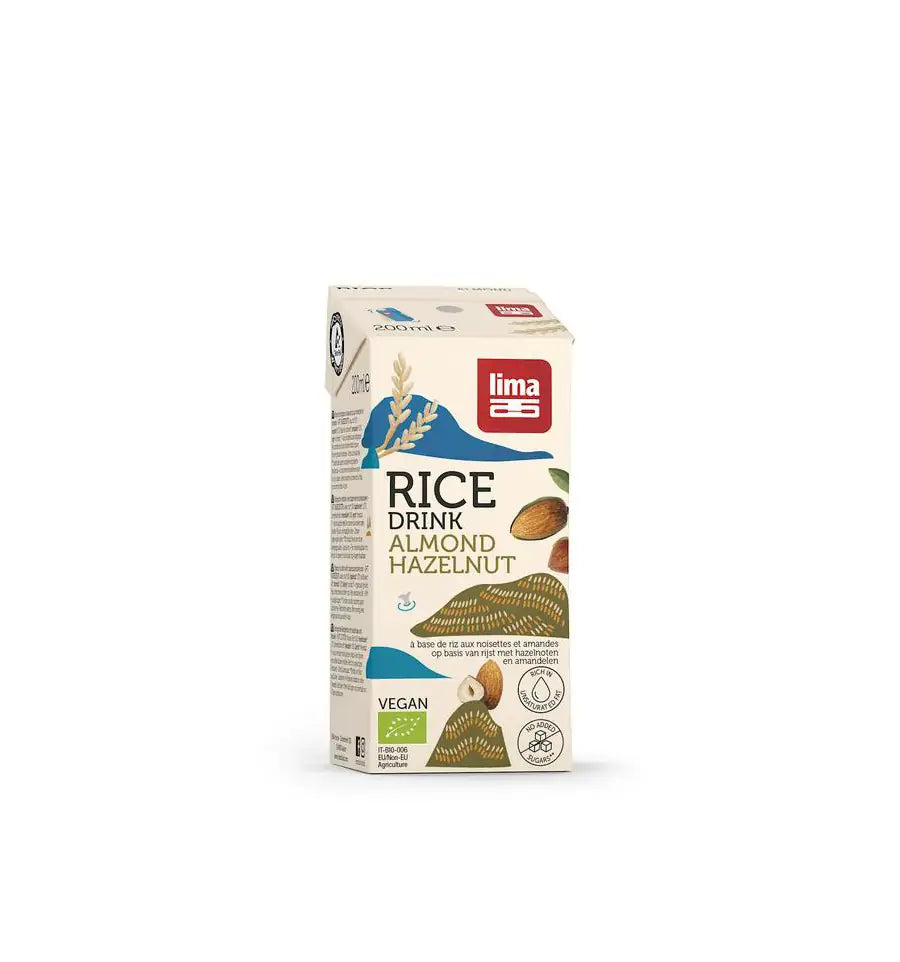 Lima Rice drink hazelnoot-amandel 200 ml