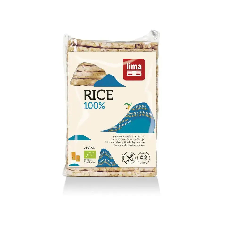 Lima Rijstwafels zout dun recht 130 gram