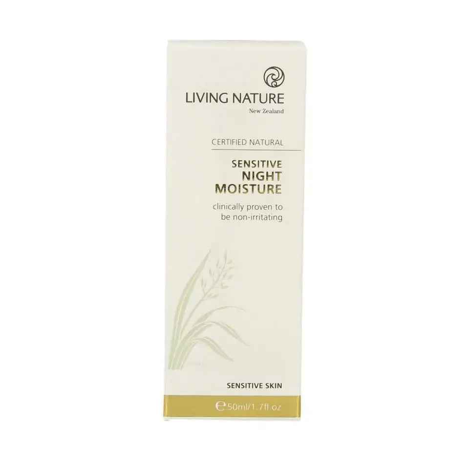 Living Nature Nachtcreme gevoelige huid 50 ml