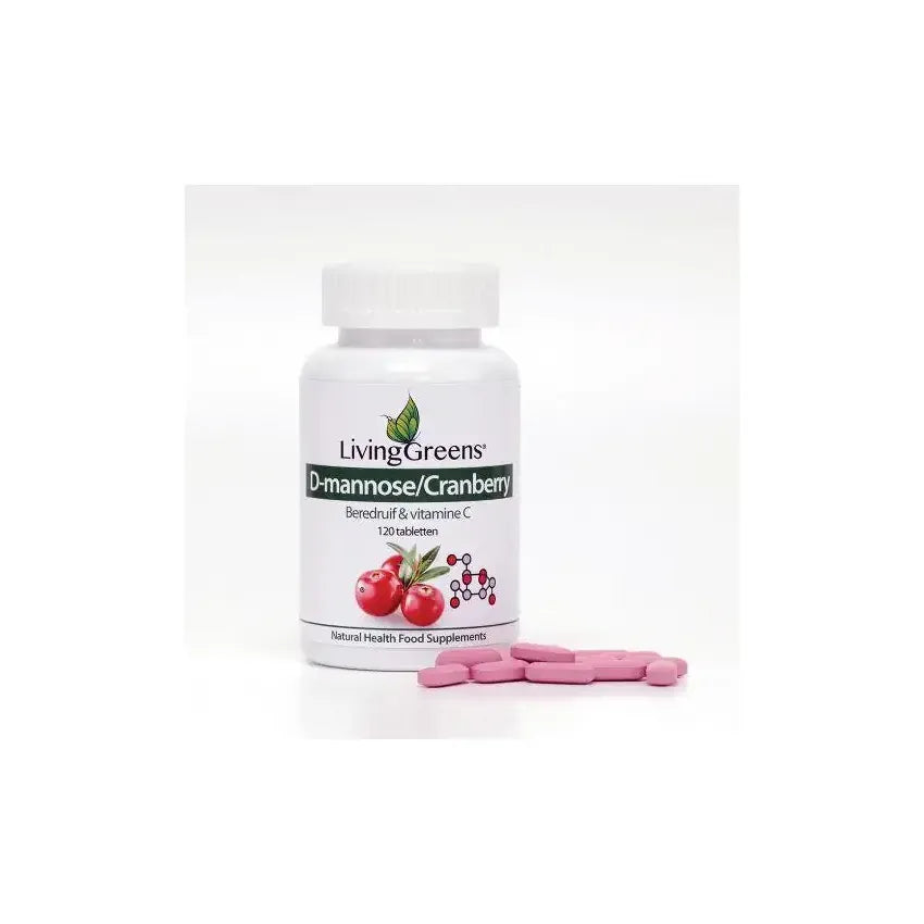Livinggreens Cranberry met D Mannose 120 tabletten