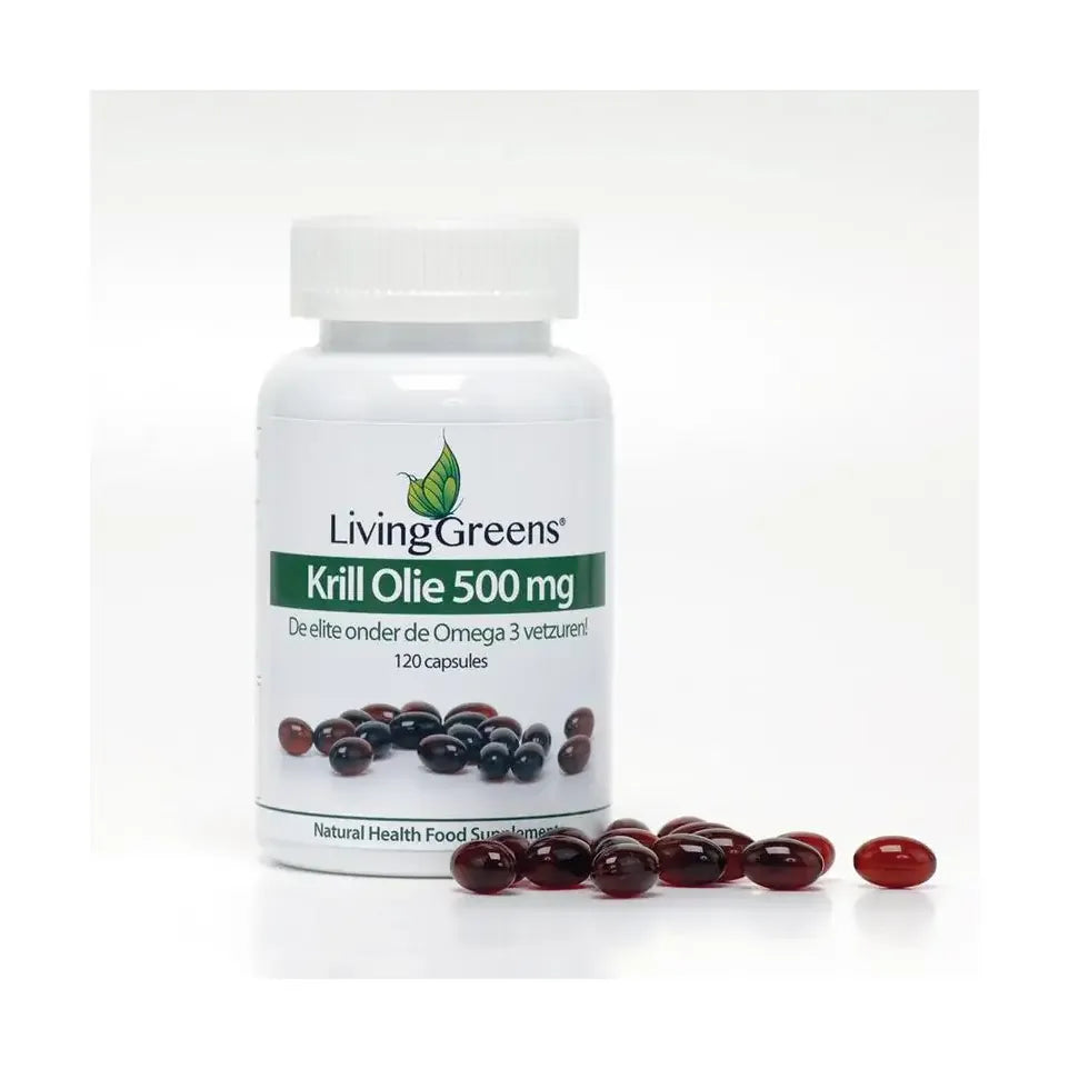 Livinggreens Krillolie 500 mg 120 capsules