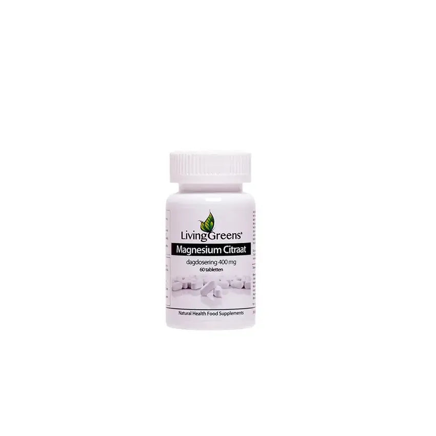Livinggreens Magnesium citraat 400 mg 60 tabletten