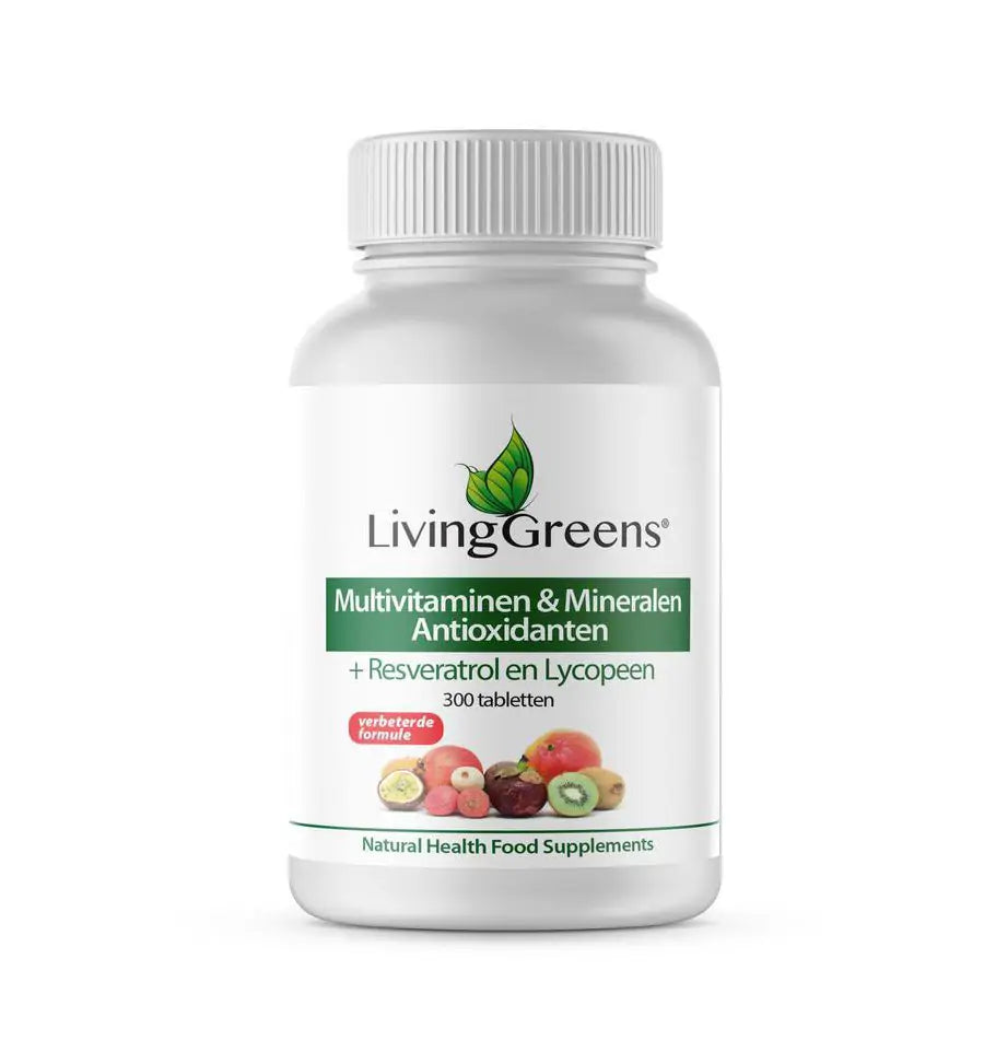 Livinggreens Multi vitaminen & mineralen antioxidant 300