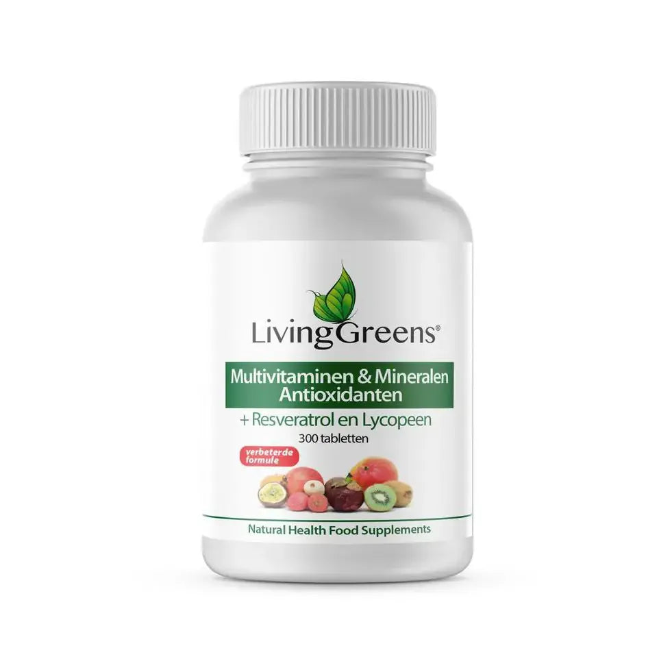 Livinggreens Multi vitaminen & mineralen antioxidant 300