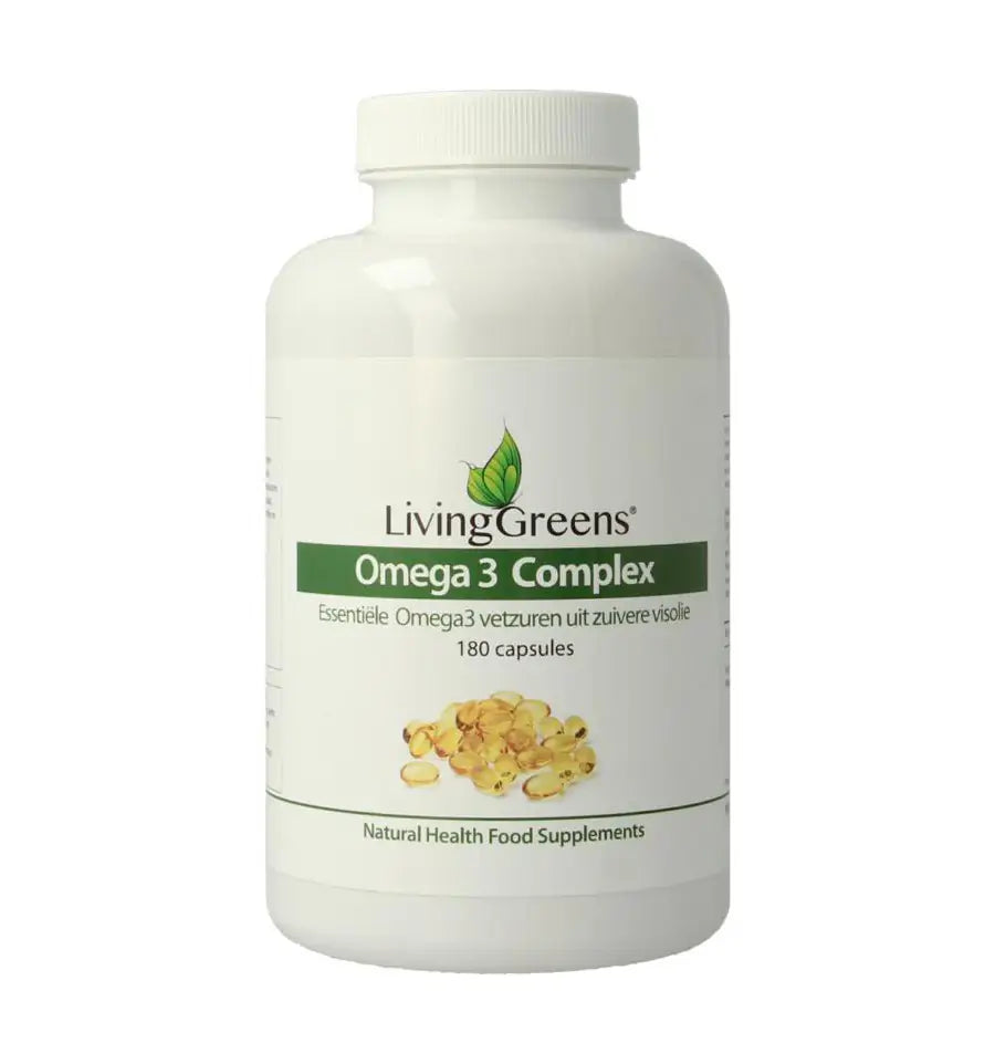 Livinggreens Omega 3 visolie complex 180 capsules