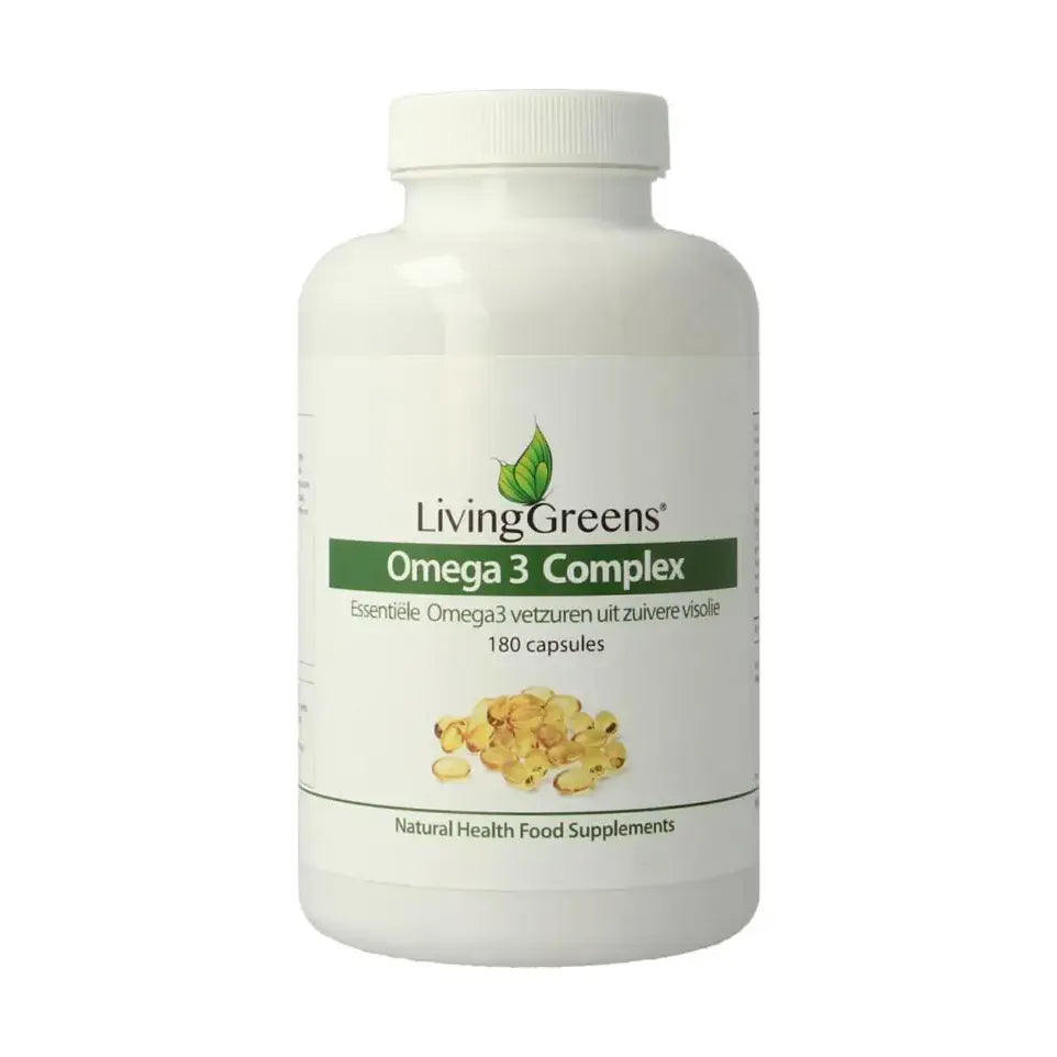 Livinggreens Omega 3 visolie complex 180 capsules
