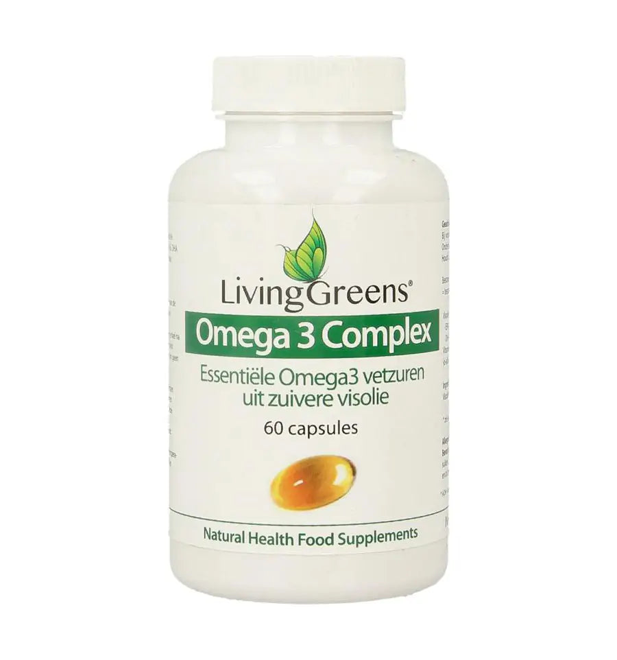 Livinggreens Omega 3 visolie complex 60 capsules