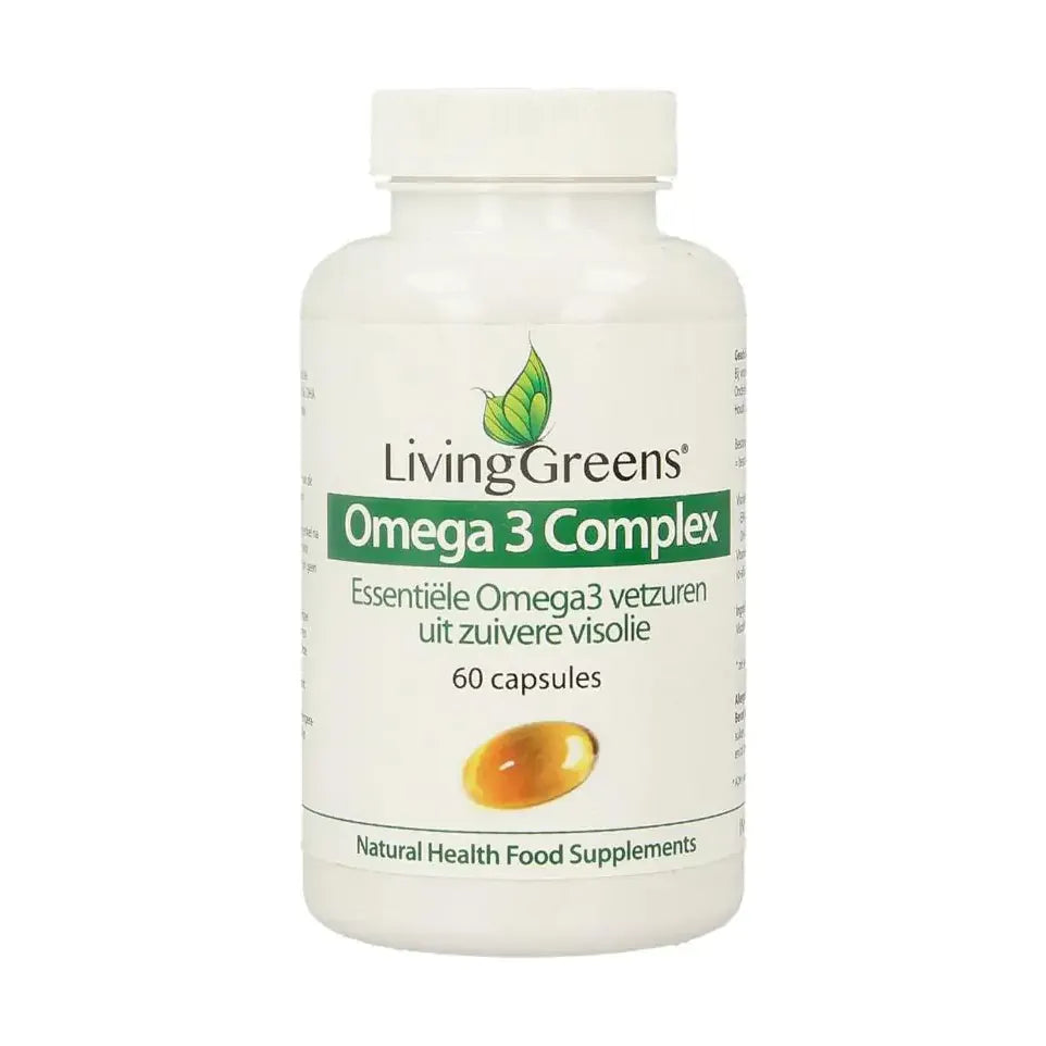 Livinggreens Omega 3 visolie complex 60 capsules