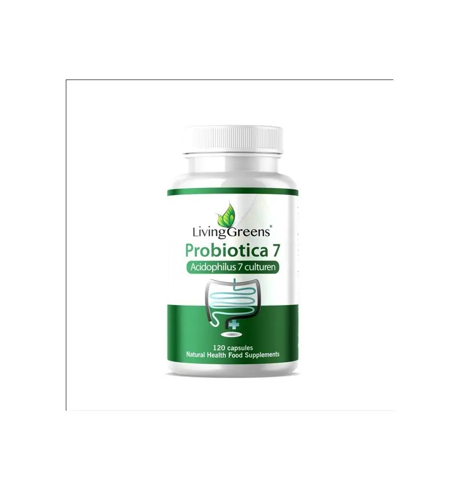 Livinggreens Probiotica acidophilus 7 culturen 120 capsules