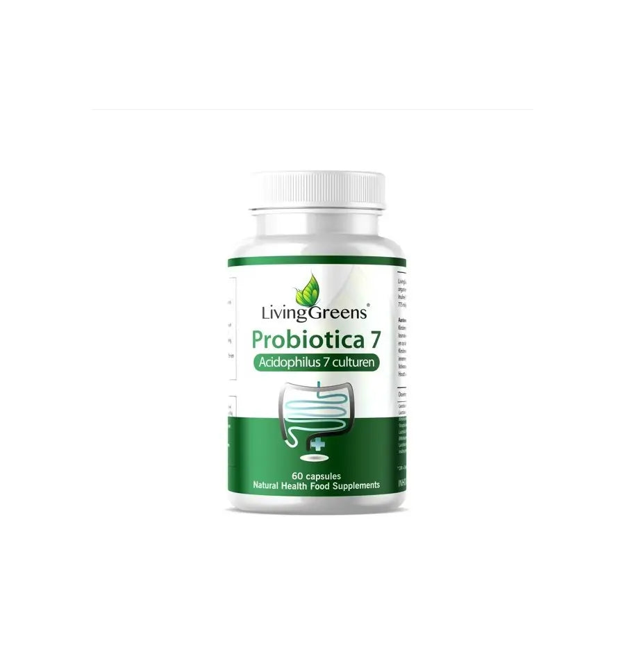 Livinggreens Probiotica acidophilus 7 culturen 60 capsules