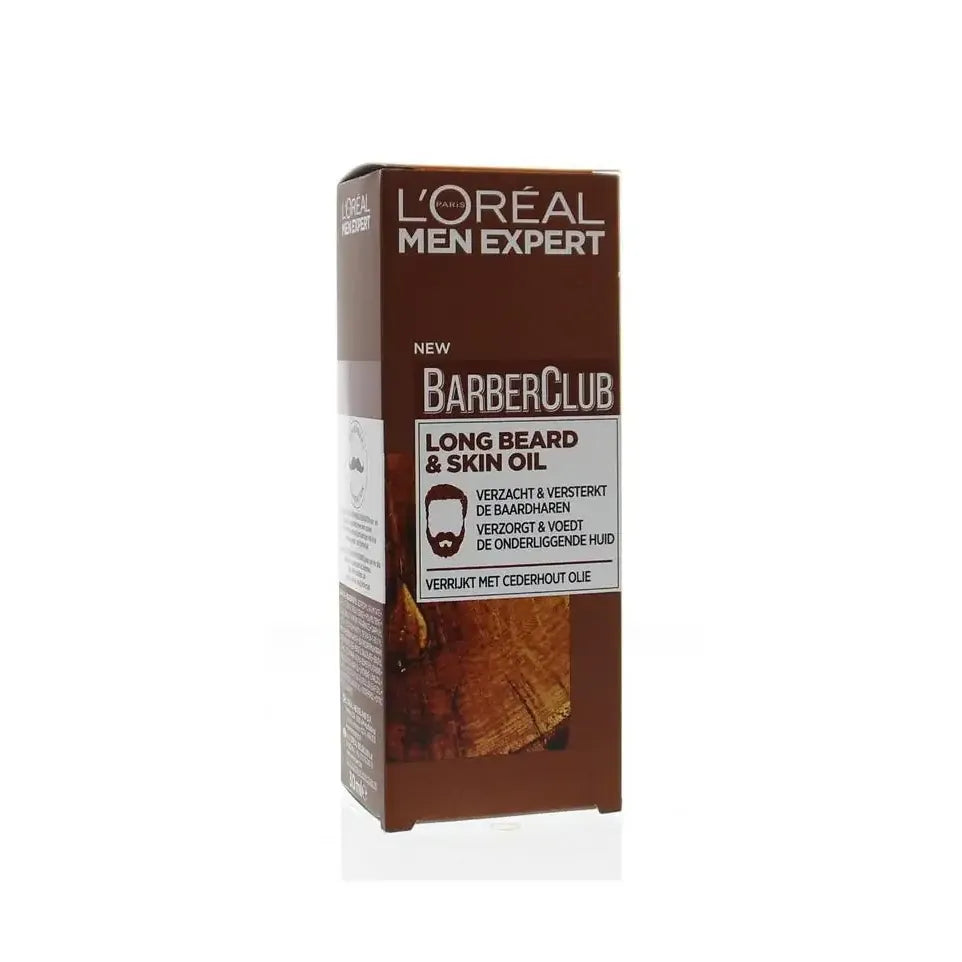 Loreal Barber club long beard & skin oil 30 ml