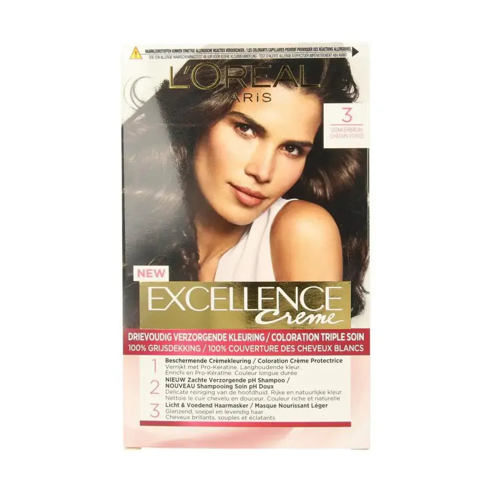 Loreal Excellence 3 donkerbruin