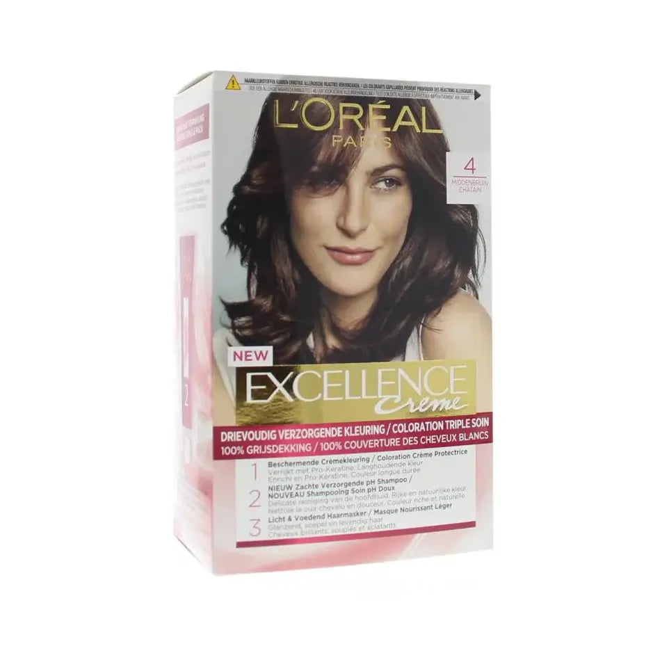 Loreal Excellence 4 Middenbruin