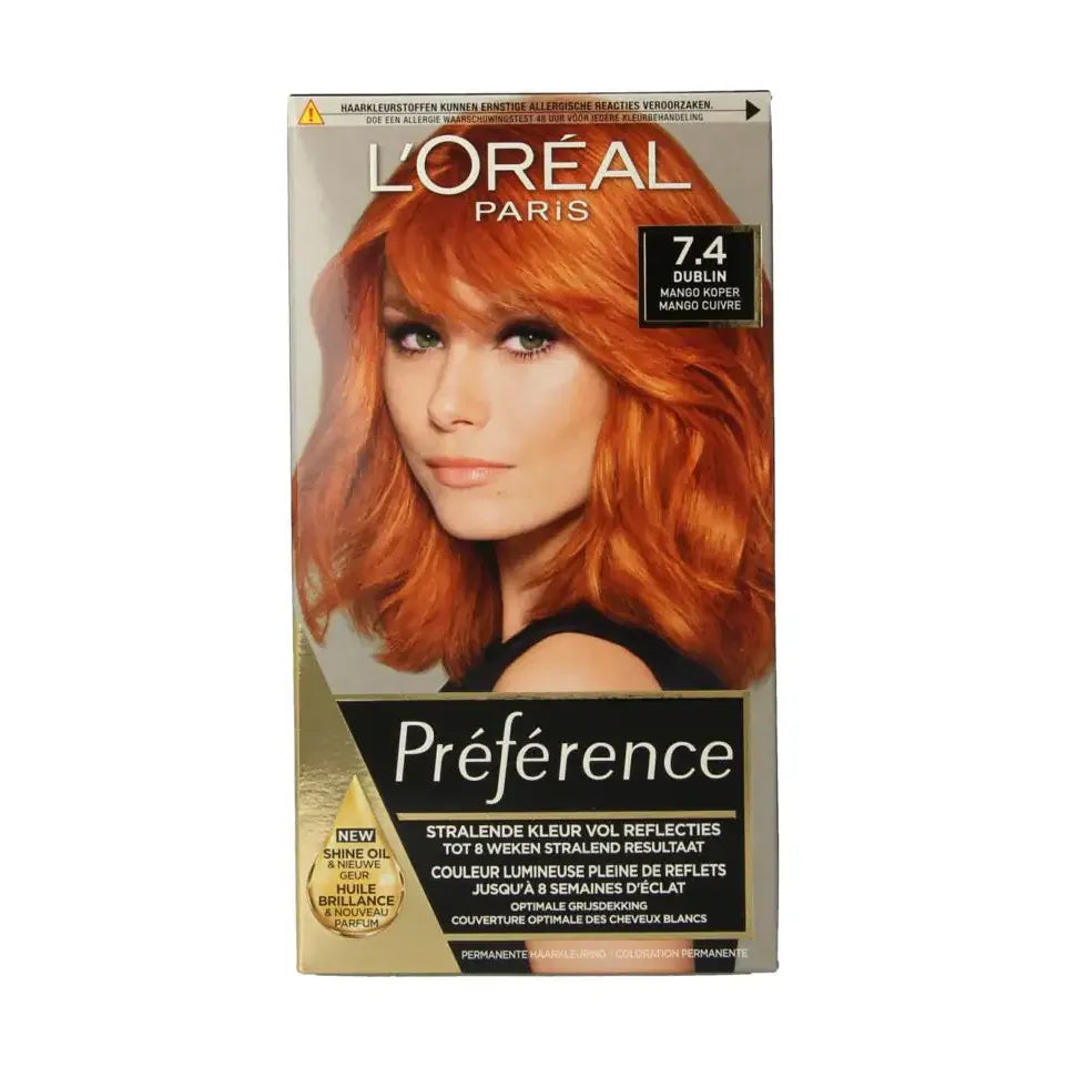 Loreal Feria preference 7.4 Dublin mango koper