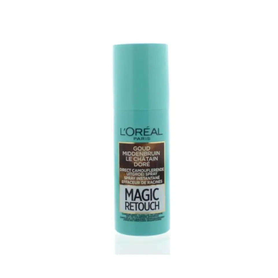 Loreal Magic retouch goud midden bruin spray 75 ml