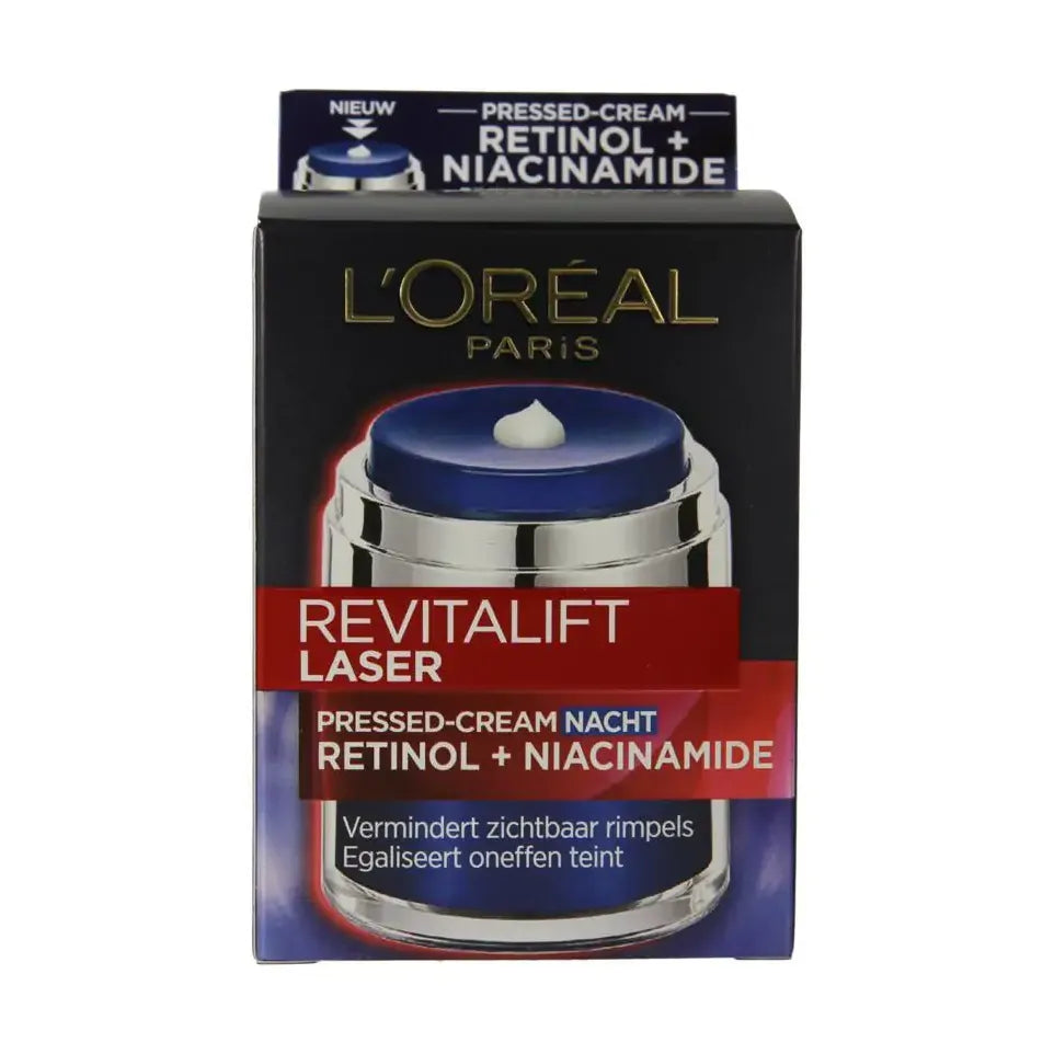 Loreal Paris Revitalift laser pressed-cream nachtcreme 50 ml
