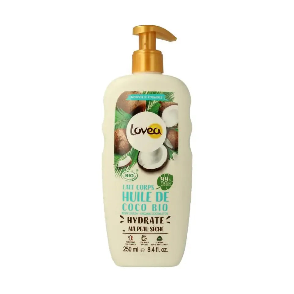 Lovea Bodylotion organic coconut oil for dry skin 250 ml