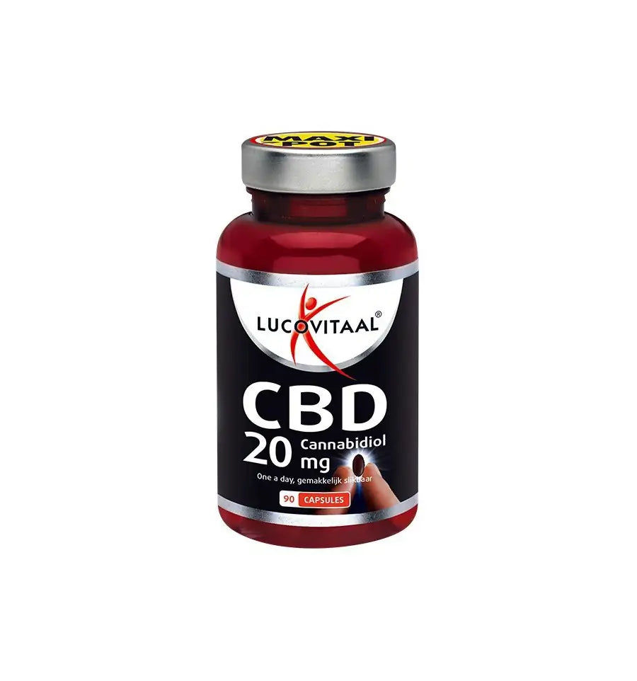 Lucovitaal Cannabidiol CBD 20 mg 90 capsules
