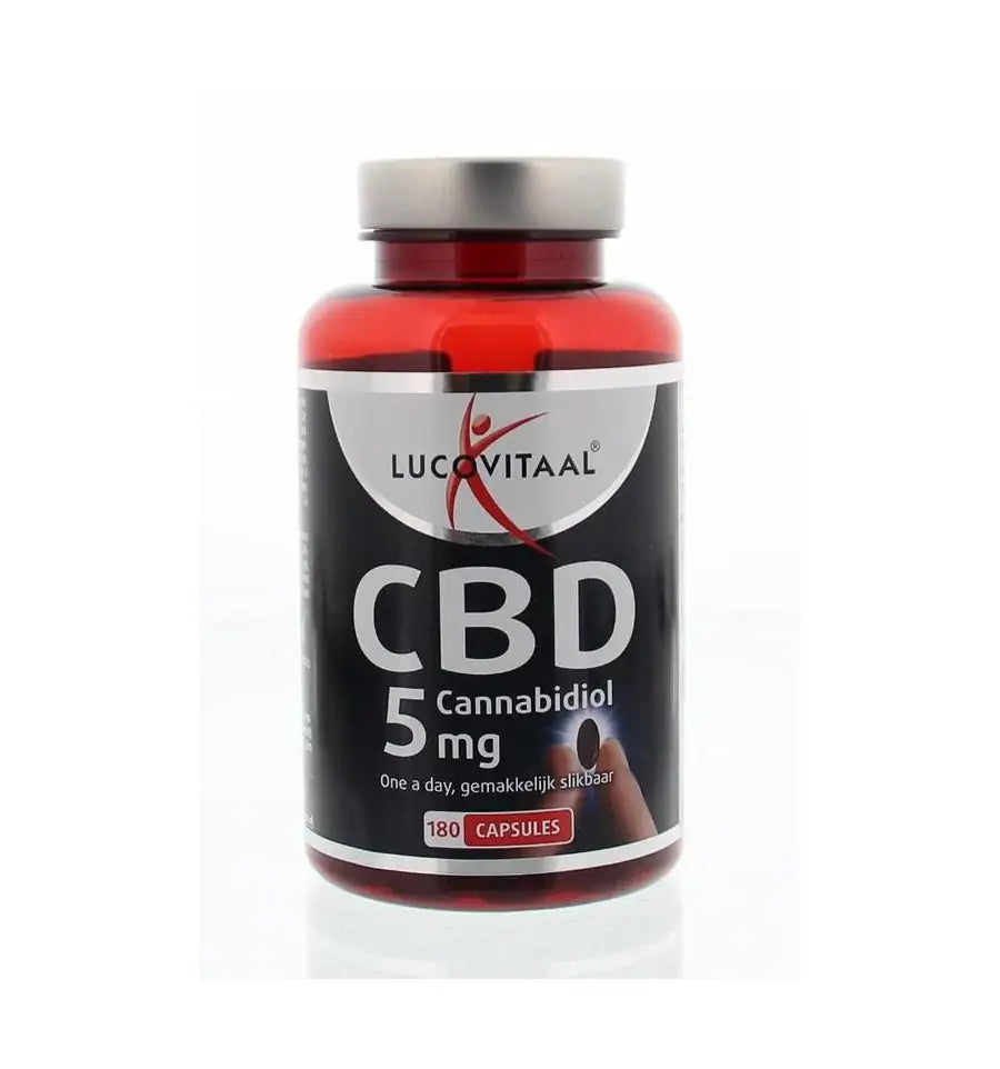 Lucovitaal Cannabidiol CBD 5 mg 180 capsules