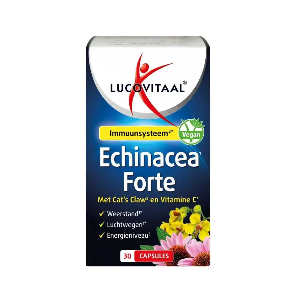 Lucovitaal Echinacea forte & cats claw & Vitamine C 30 capsules
