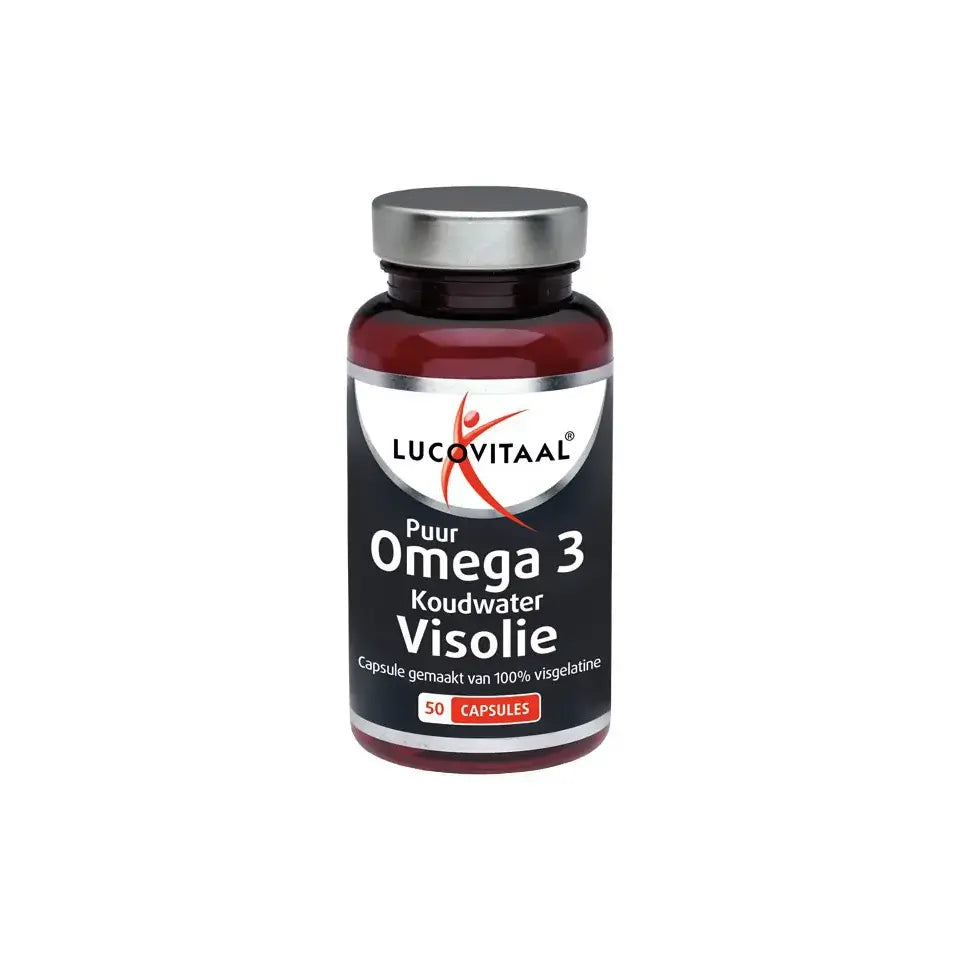 Lucovitaal Koudwater Visolie Puur Omega 3 50 capsules