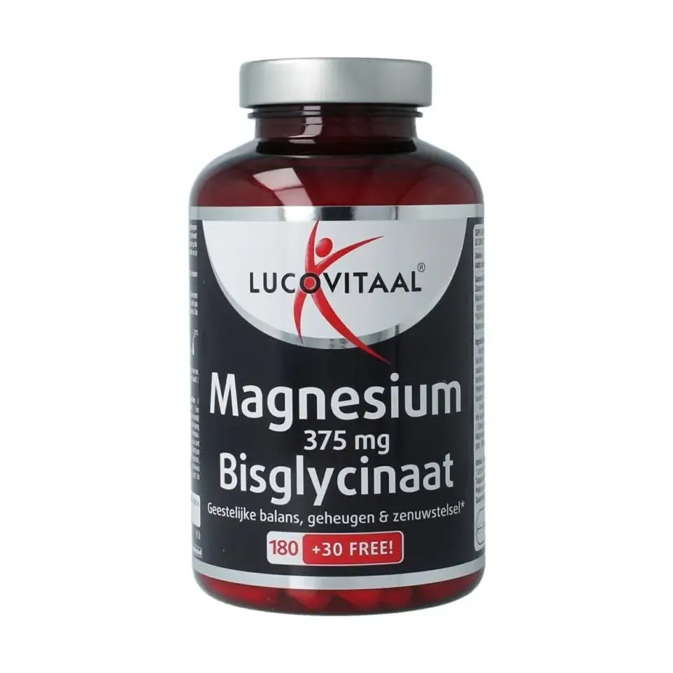 Lucovitaal Magnesium 375mg bisglycinaat 210 tabletten