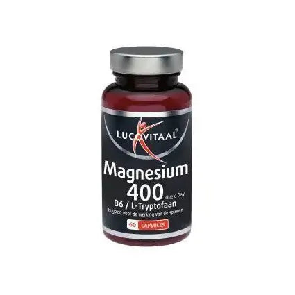 Lucovitaal Magnesium 400 met B6 en L-tryptofaan 60 capsules
