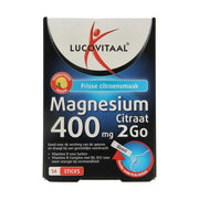 Lucovitaal Magnesium citraat 400 mg 2go sticks 14 stuks