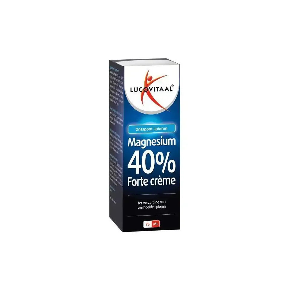 Lucovitaal Magnesium 40% forte creme 75 gram
