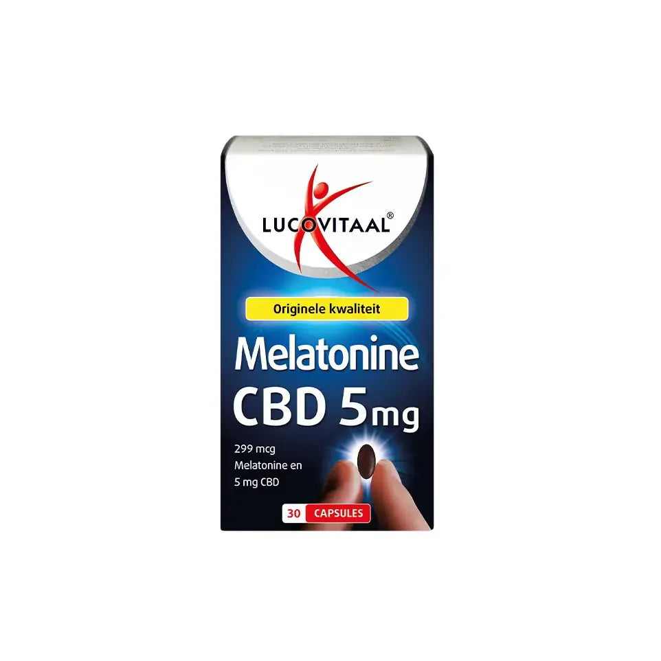 Lucovitaal Melatonine CBD 5 mg 30 capsules