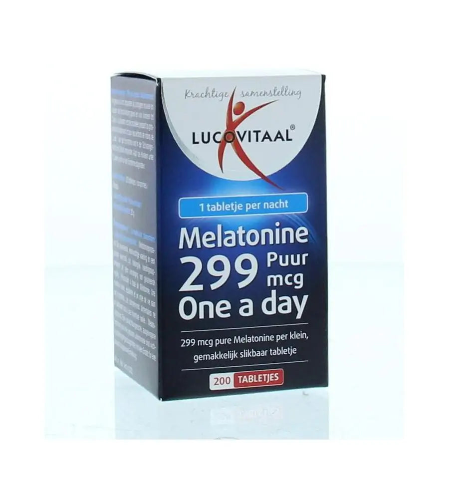 Lucovitaal Melatonine puur 0.299 mg 200 tabletten