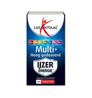 Lucovitaal Multi ijzer energie hoog gecod 60 tabletten