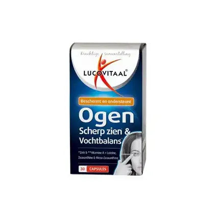 Lucovitaal Ogen scherp zien & vochtbalans 30 capsules