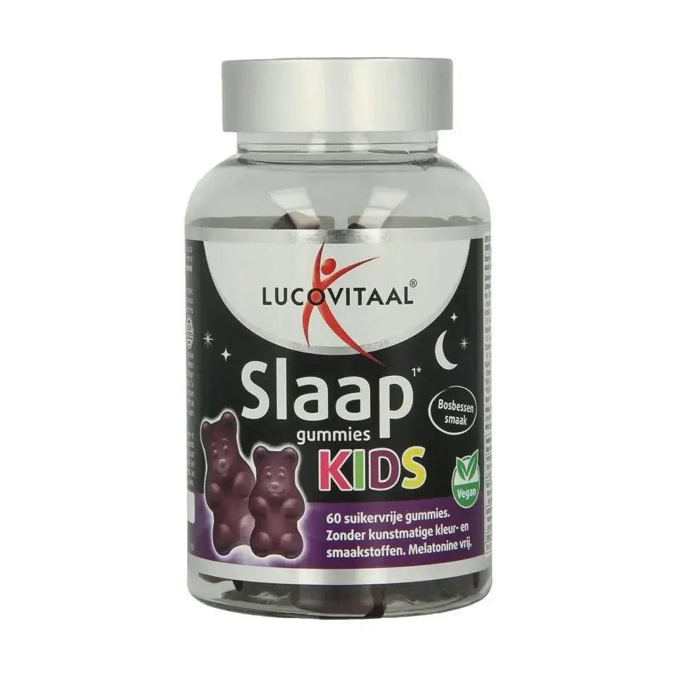Lucovitaal Slaap kids bosbes vega 60 gummies