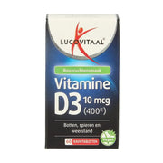 Lucovitaal Vitamine D3 10mcg (10 mcg) vegan 60 kauwtabletten