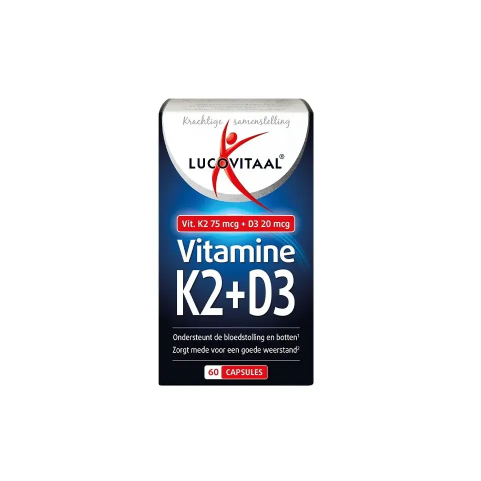 Lucovitaal Vitamine K2 + D3 60 capsules