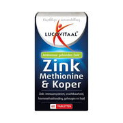 Lucovitaal Zink methionine & koper 60 tabletten