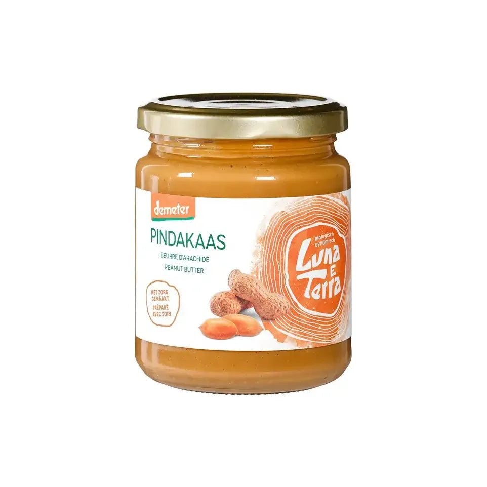 Luna E terra Pindakaas smooth 250 gram