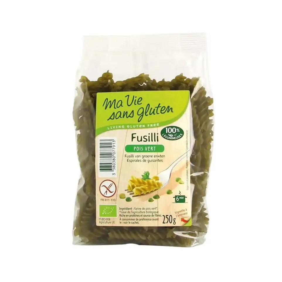 Ma Vie Sans Gluten Fusilli van groene erwten 250 gram
