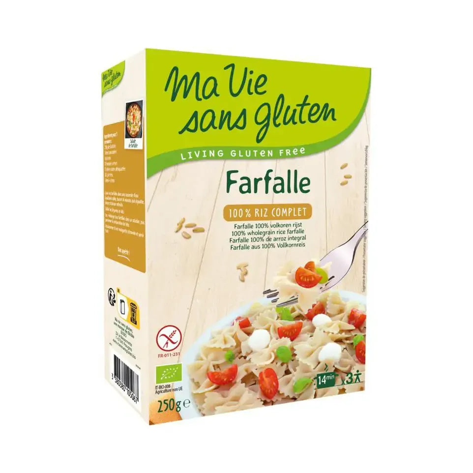 Ma Vie Sans Gluten farfalle volkoren rijst bio 250 gram