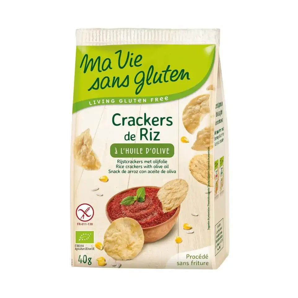 Ma Vie Sans Gluten Rijstcrackers met olijfolie 40 gram