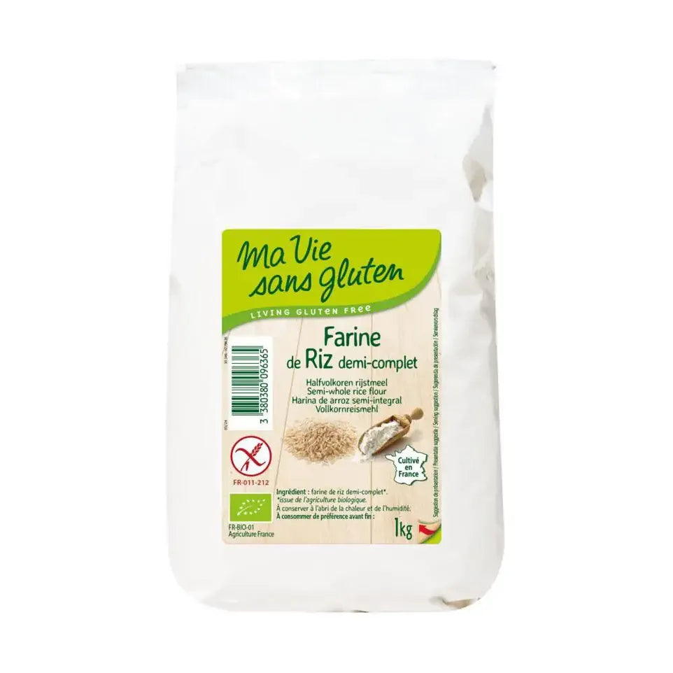 Ma Vie Sans Gluten Rijstmeel halfvolkoren 500 gram