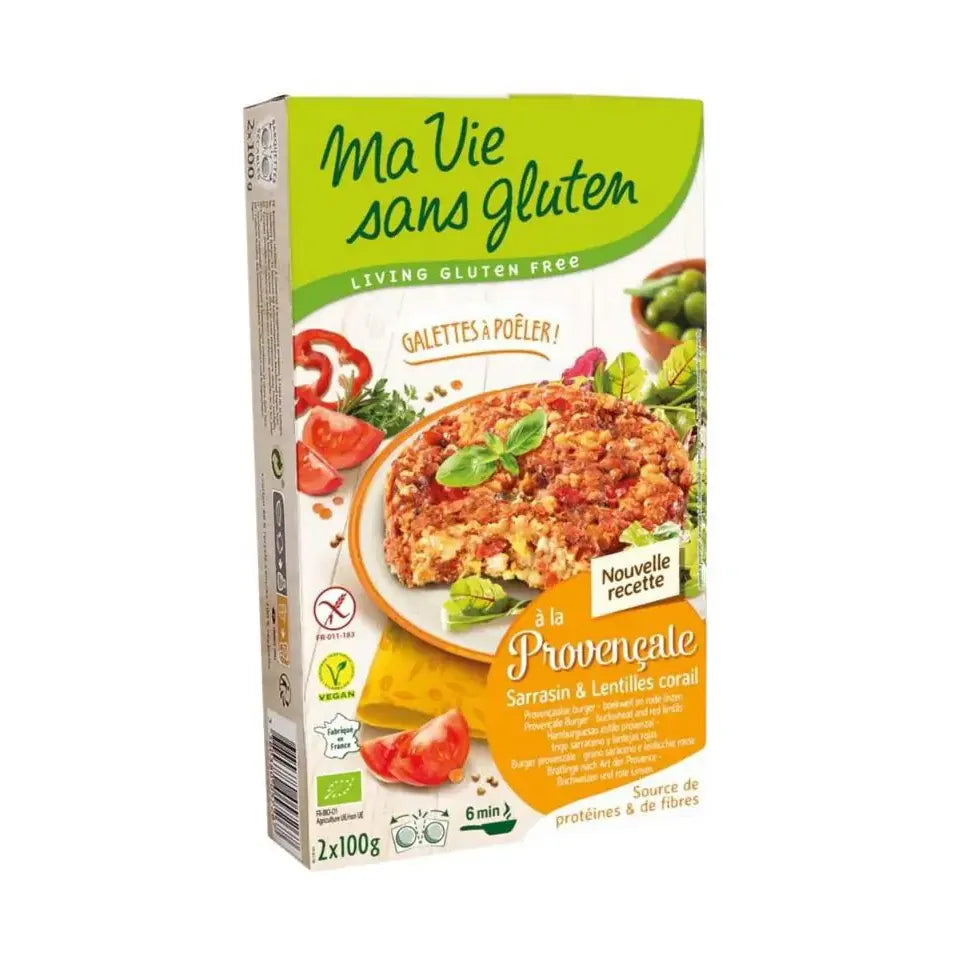 Ma Vie Sans Gluten Provencaalse burgers 2x100g 2 stuks