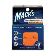 Macks Shooters moldable earplugs orange 3 paar