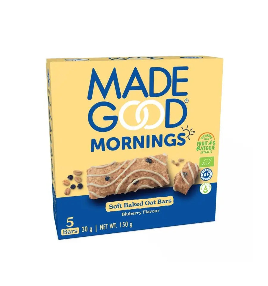 Madegood Morning bar blueberry biologisch 5 stuks