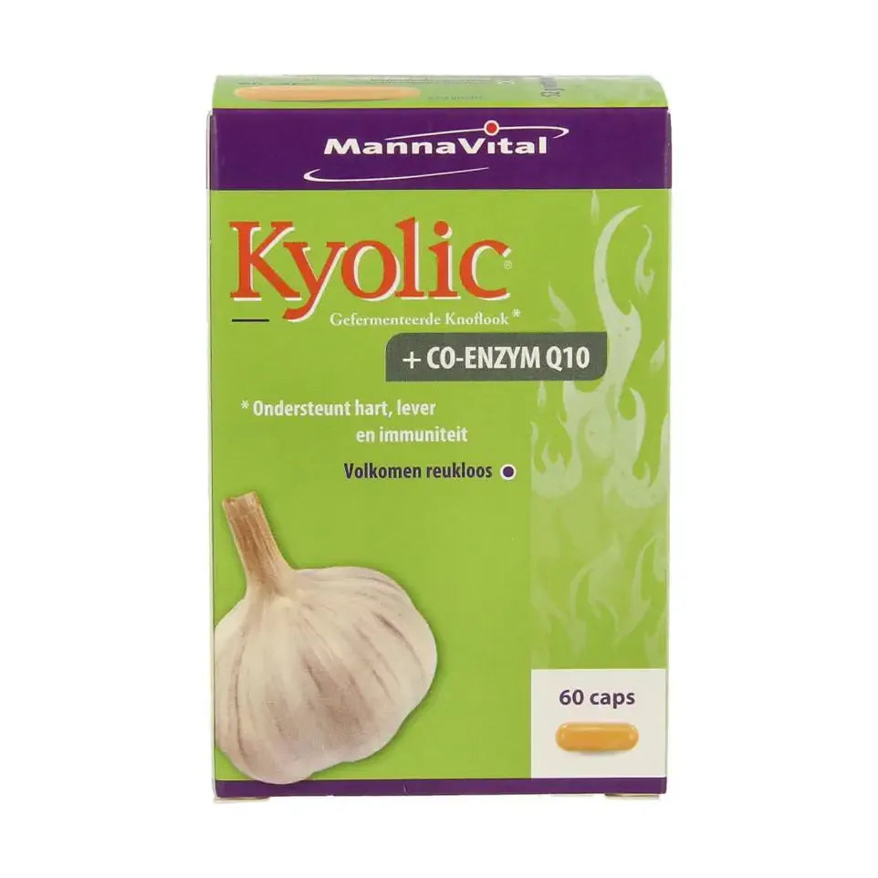 Mannavital Kyolic + co-enzym Q10 60 vcaps