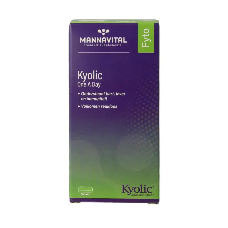 Mannavital Kyolic one a day 60 tabletten